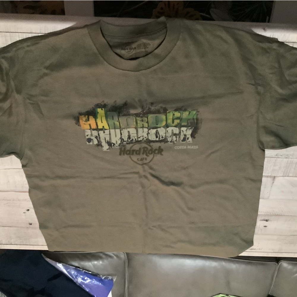 Hard Rock Cafe Khaki Graphic Tee